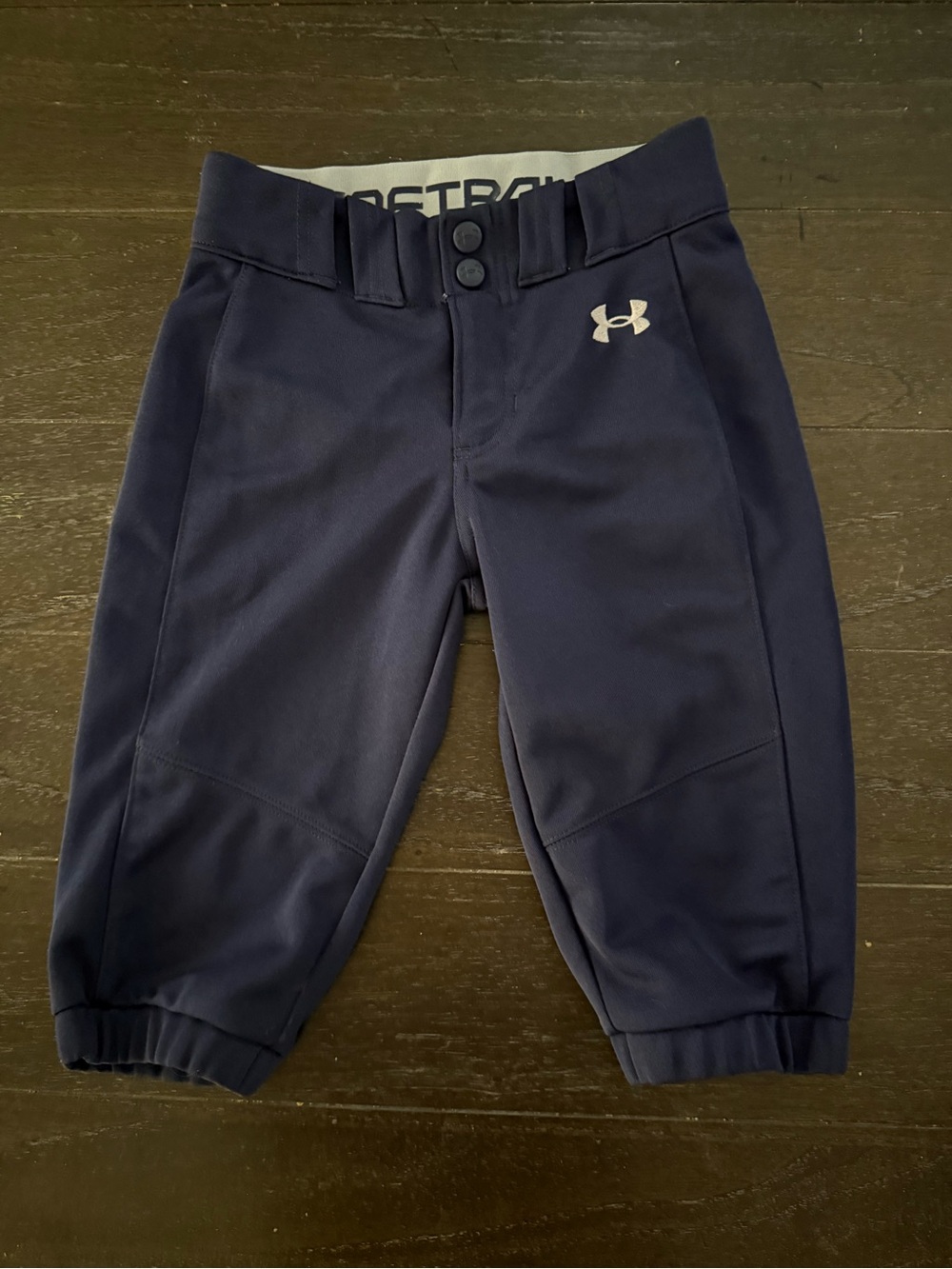 Under Armour Kids' Navy Athletic Baseball Shorts
